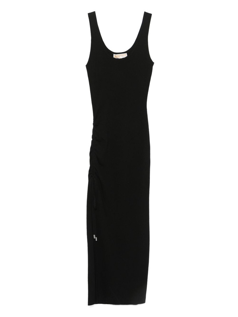 MICHAEL KORS ribbed knit midi dress outlook