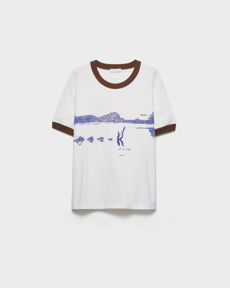 Printed cotton T-shirt 1