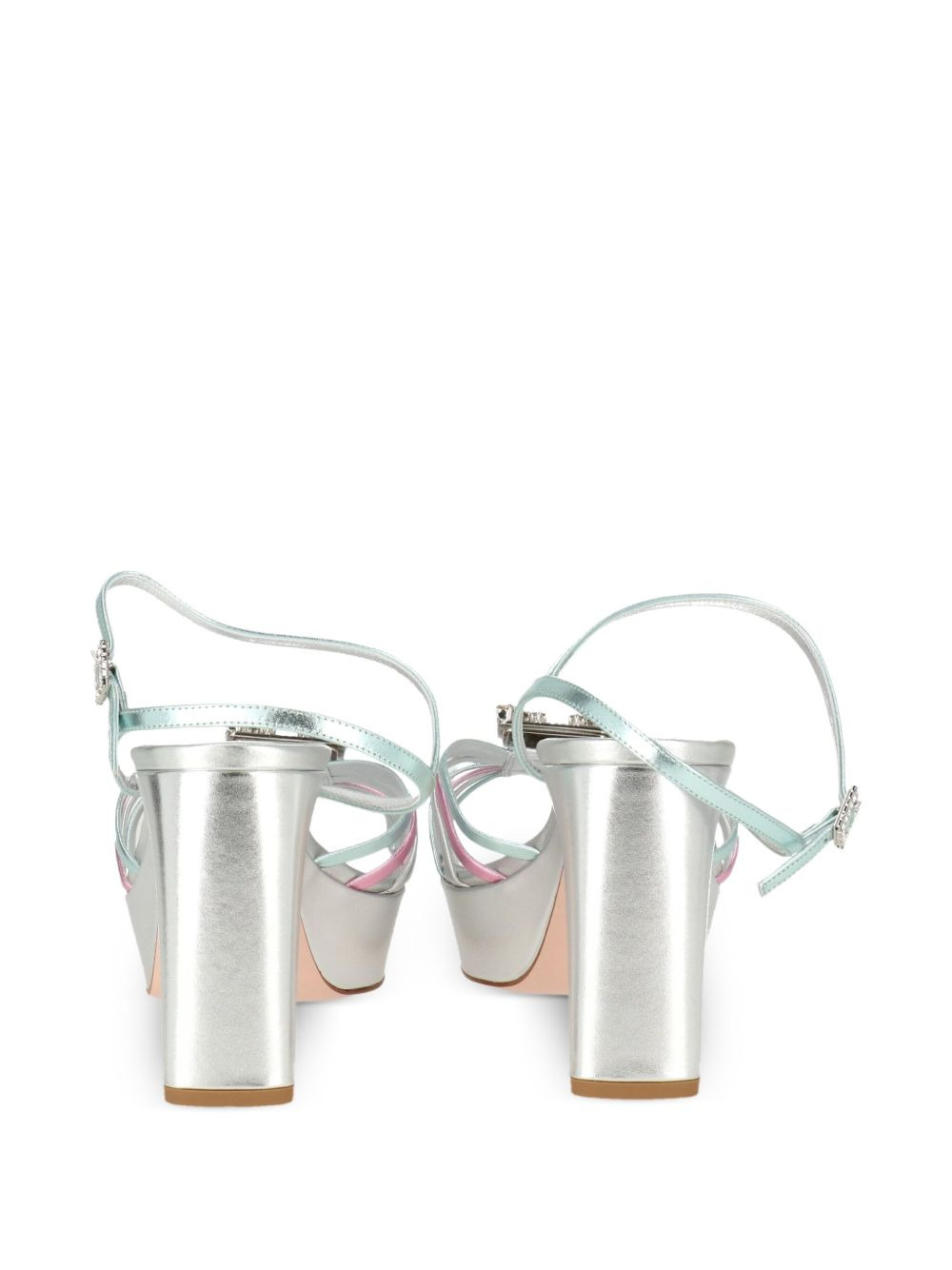 crystal-embellished sandals - 3