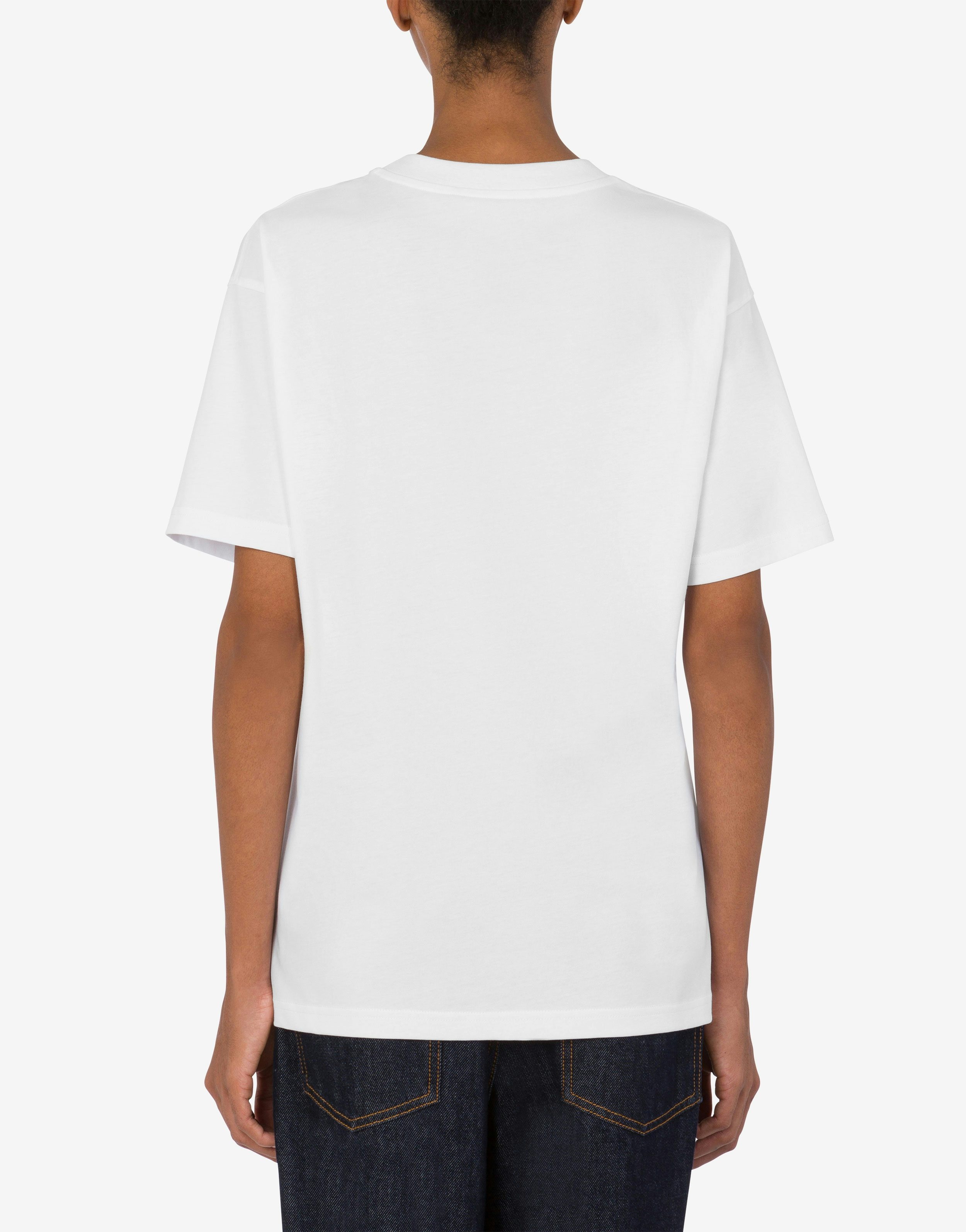 ORGANIC JERSEY T-SHIRT MOSCHINO TEDDY BEAR - 3