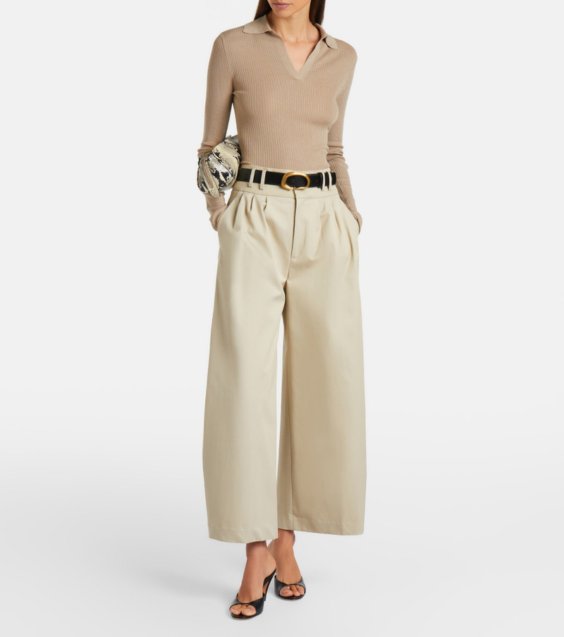Altuzarra Wilson cotton wide-leg pants outlook