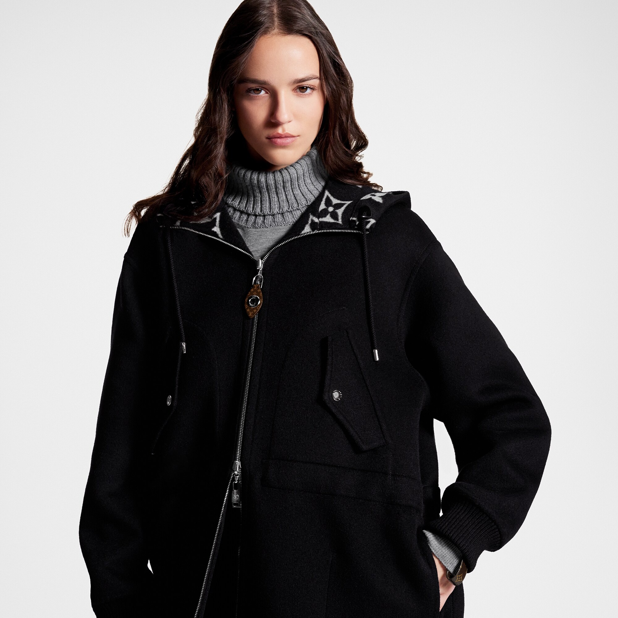 Reversible Monogram Jacquard Coat - 2