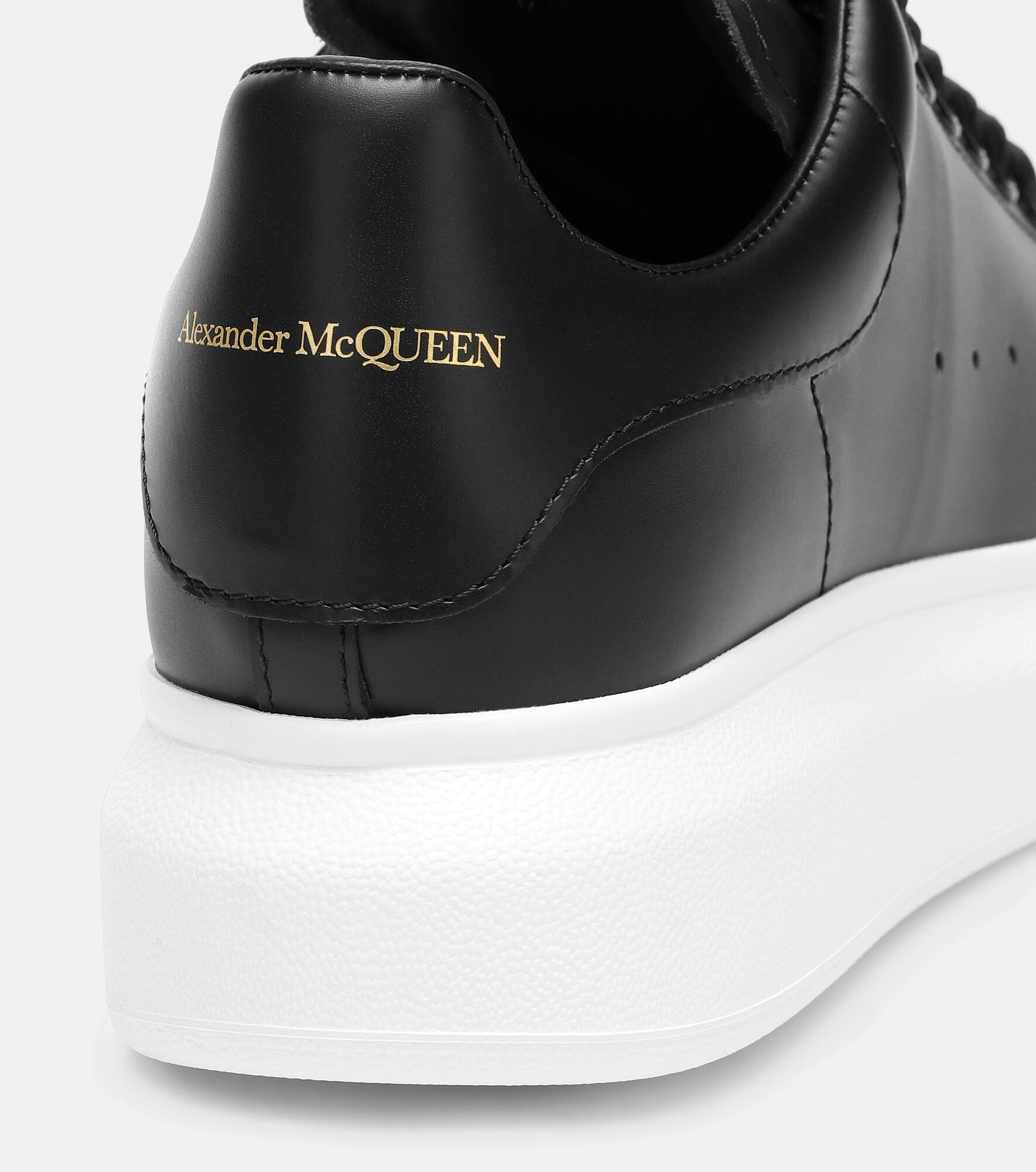 Oversized leather sneakers - 6