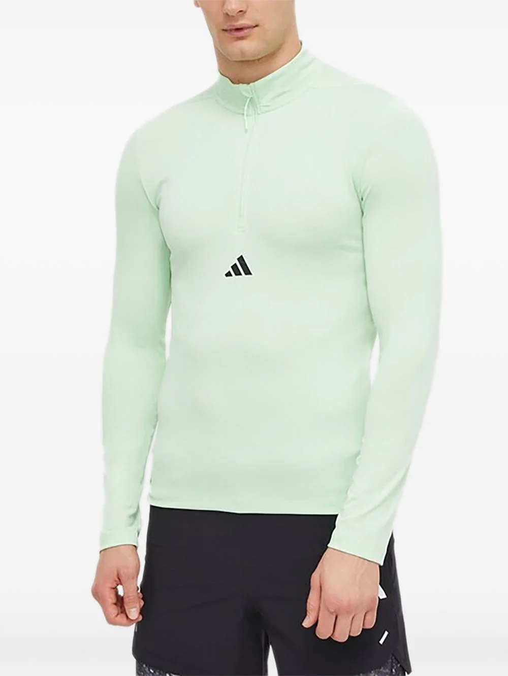 zip turtleneck sweatshirt - 1