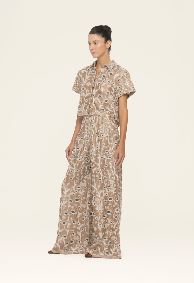 Agua by Agua Bendita Piñon Petalo Trousers outlook