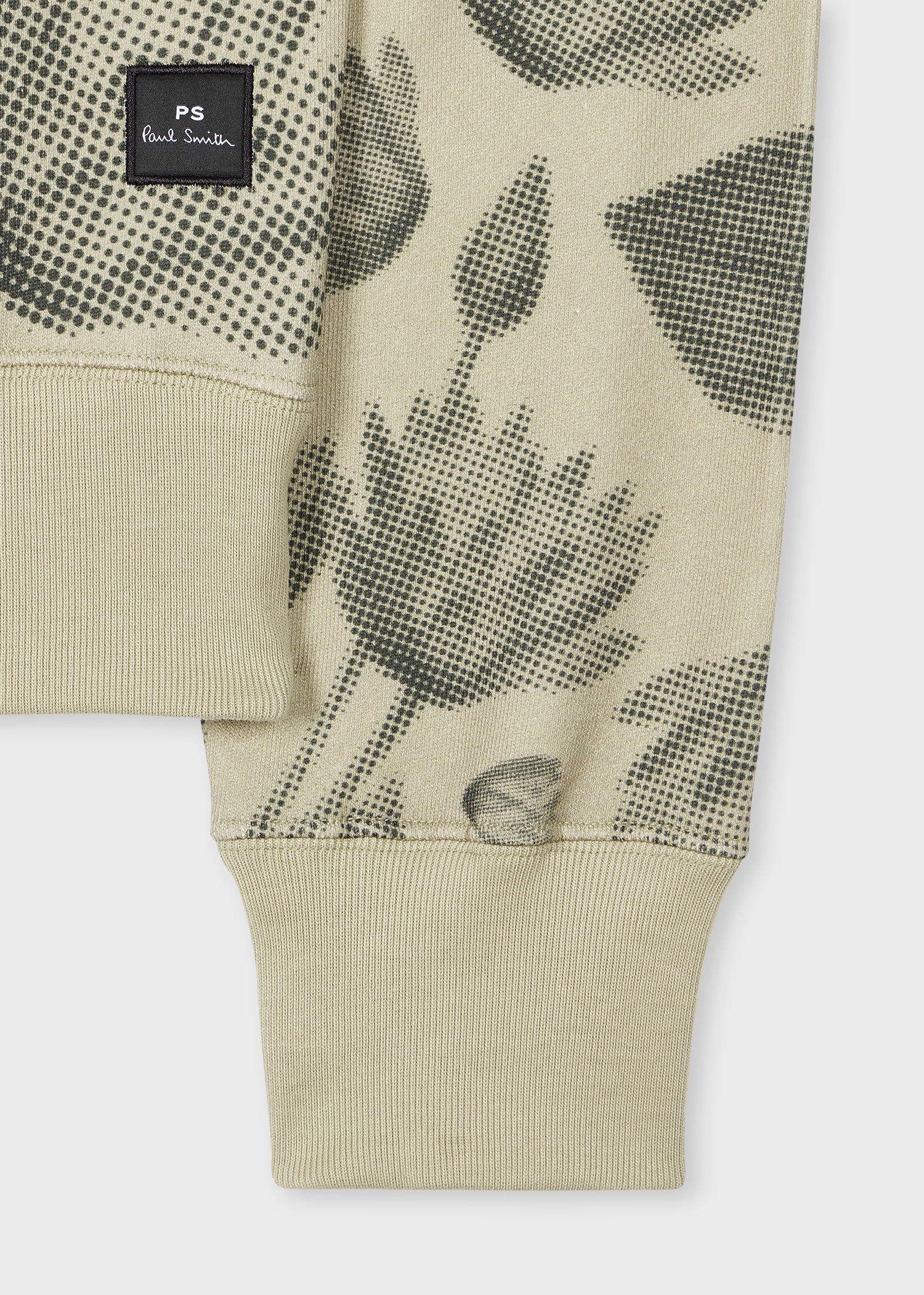 Beige 'Half Tone Floral' Print Sweatshirt - 2