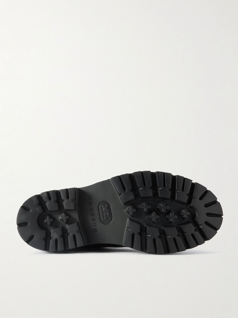 Grenson Jude Glossed-Leather Boots Black outlook