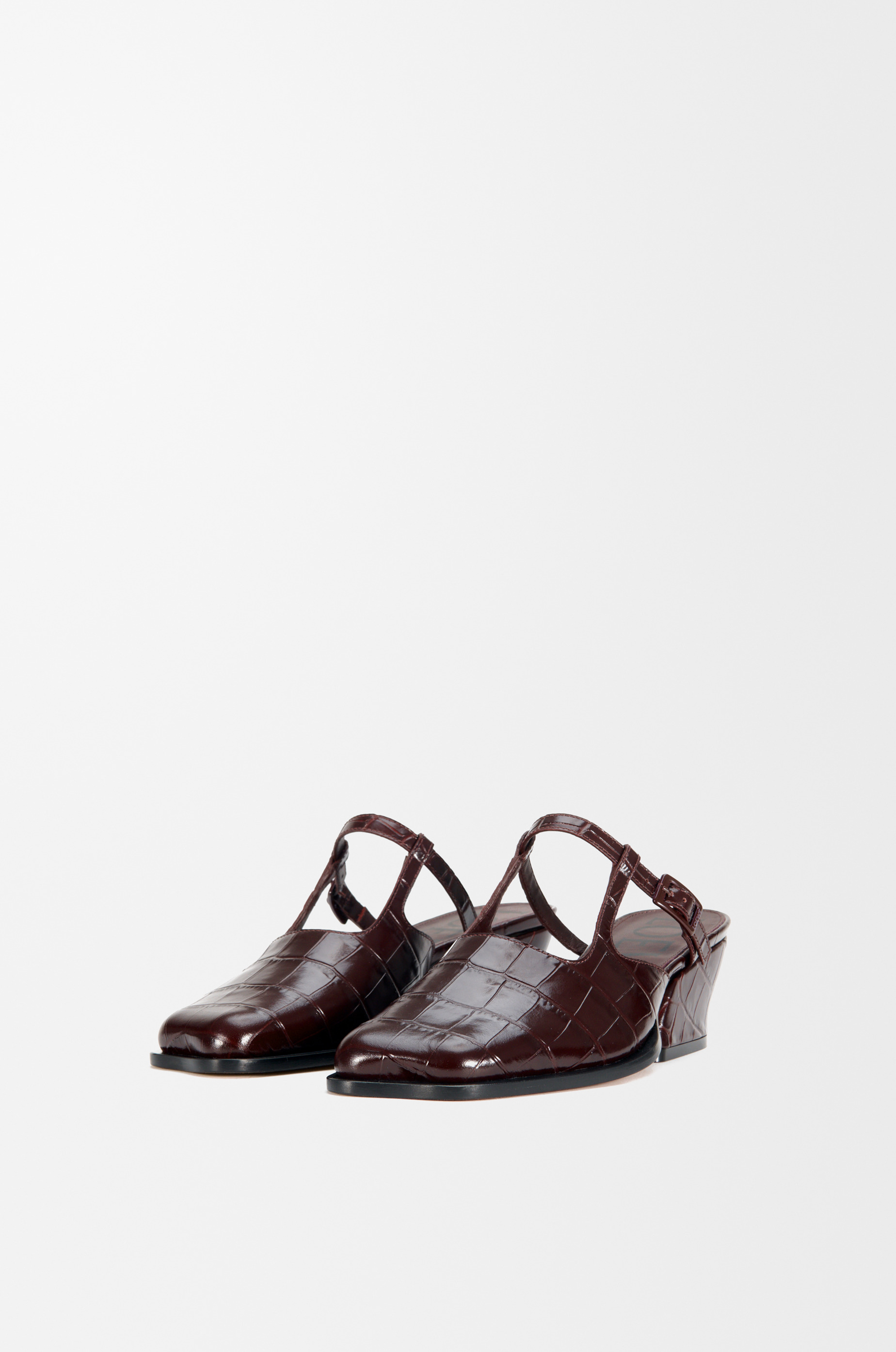 Onda mule in embossed calfskin - 2