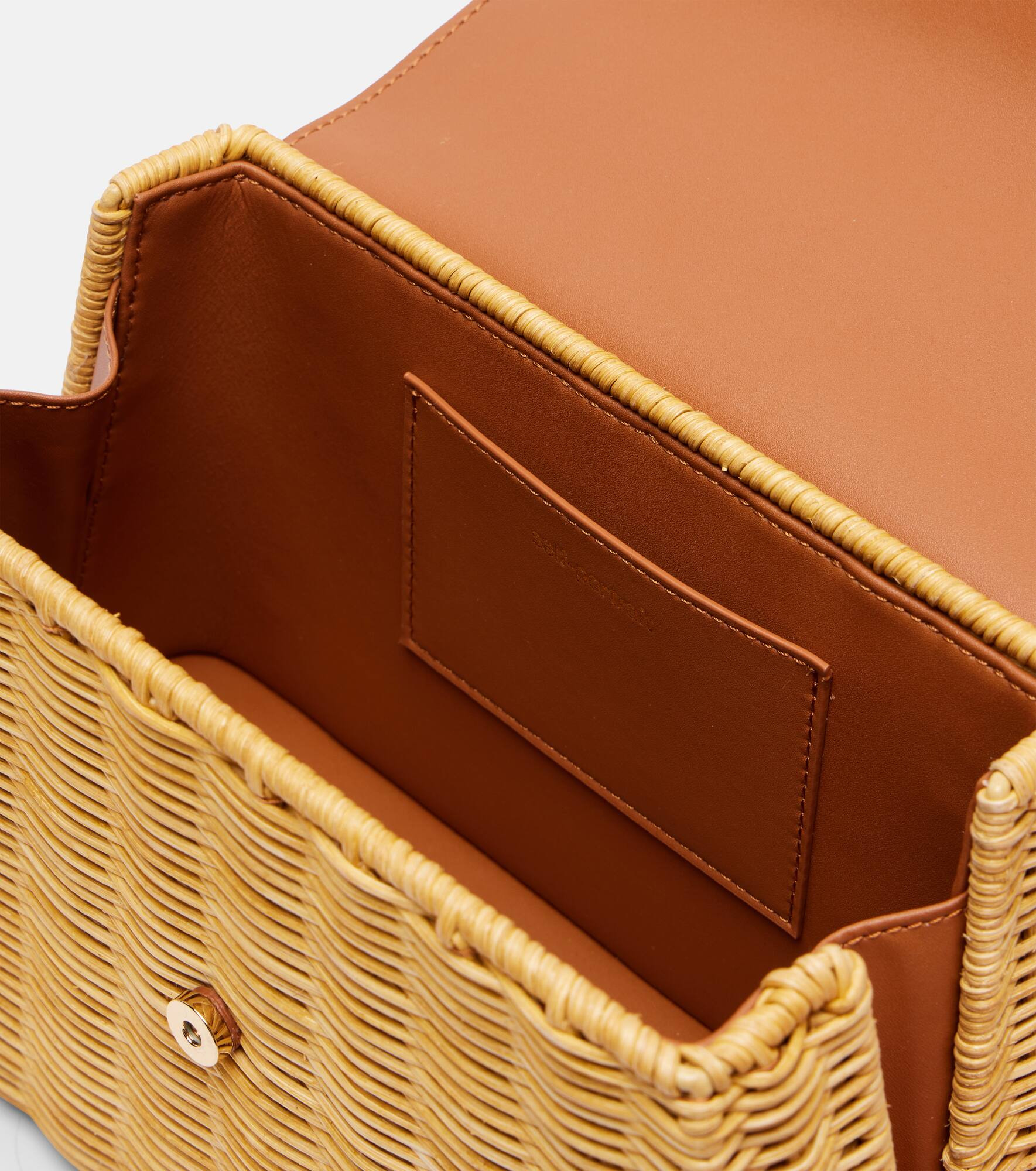 Bow Mini rattan tote bag - 3