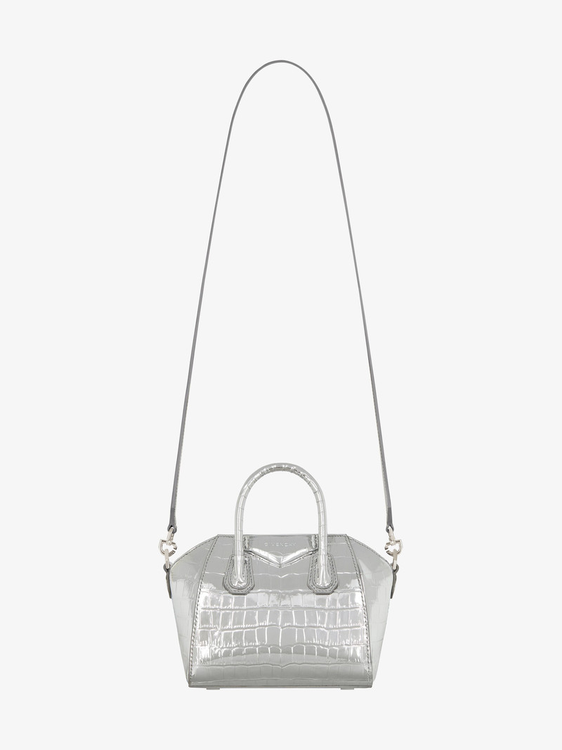 ANTIGONA TOY BAG IN CROCODILE EFFECT LEATHER 3