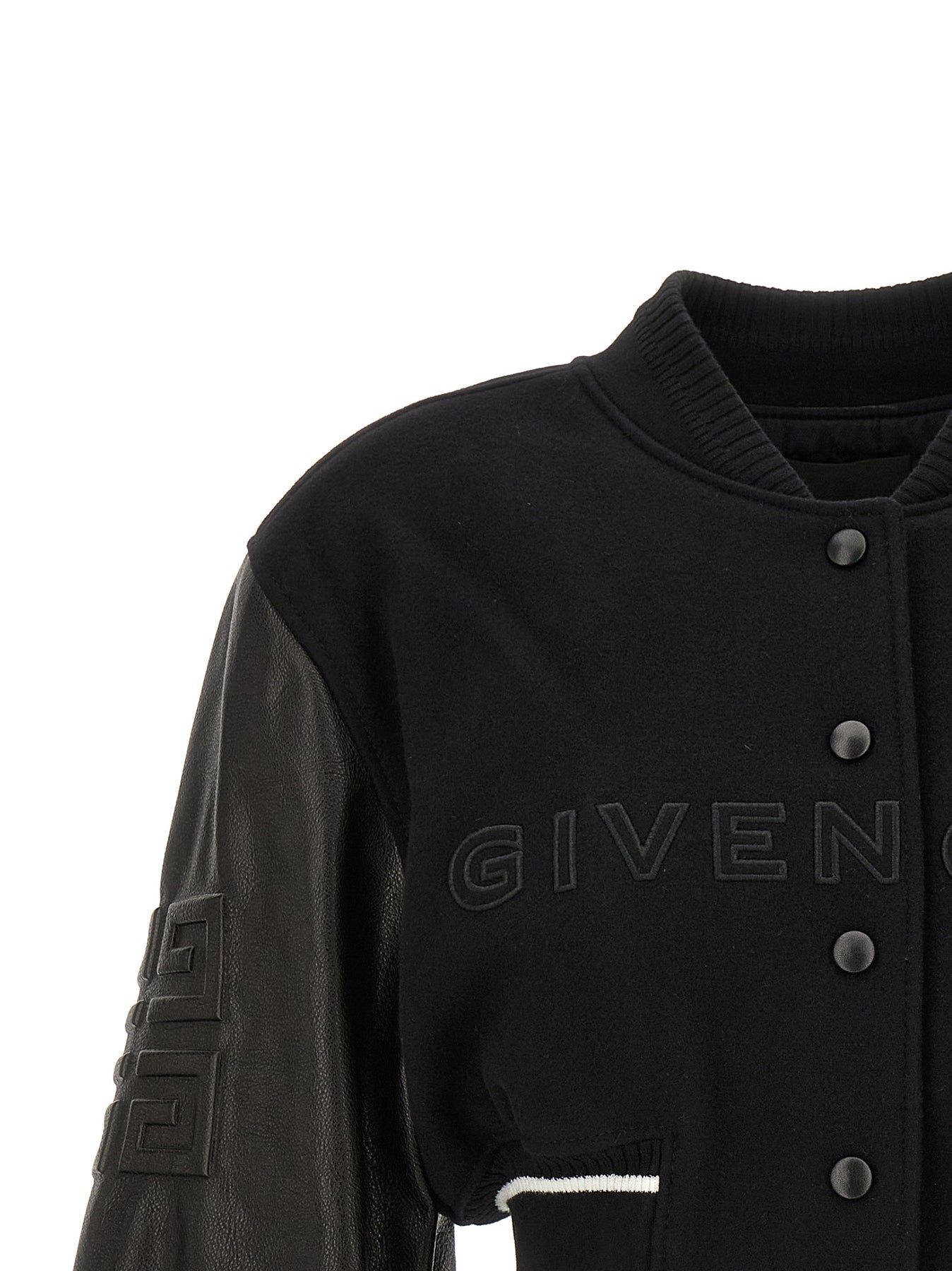 Givenchy ショートジャケット ブラック FW24/25 Givenchy GIVENCHY BOMBER JACKET WITH POCKET DETAIL