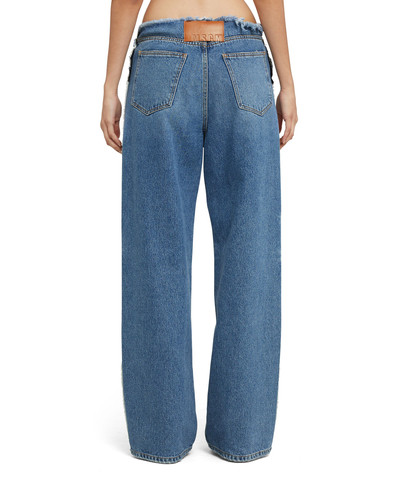 MSGM "Waistless" jeans with straight legs outlook