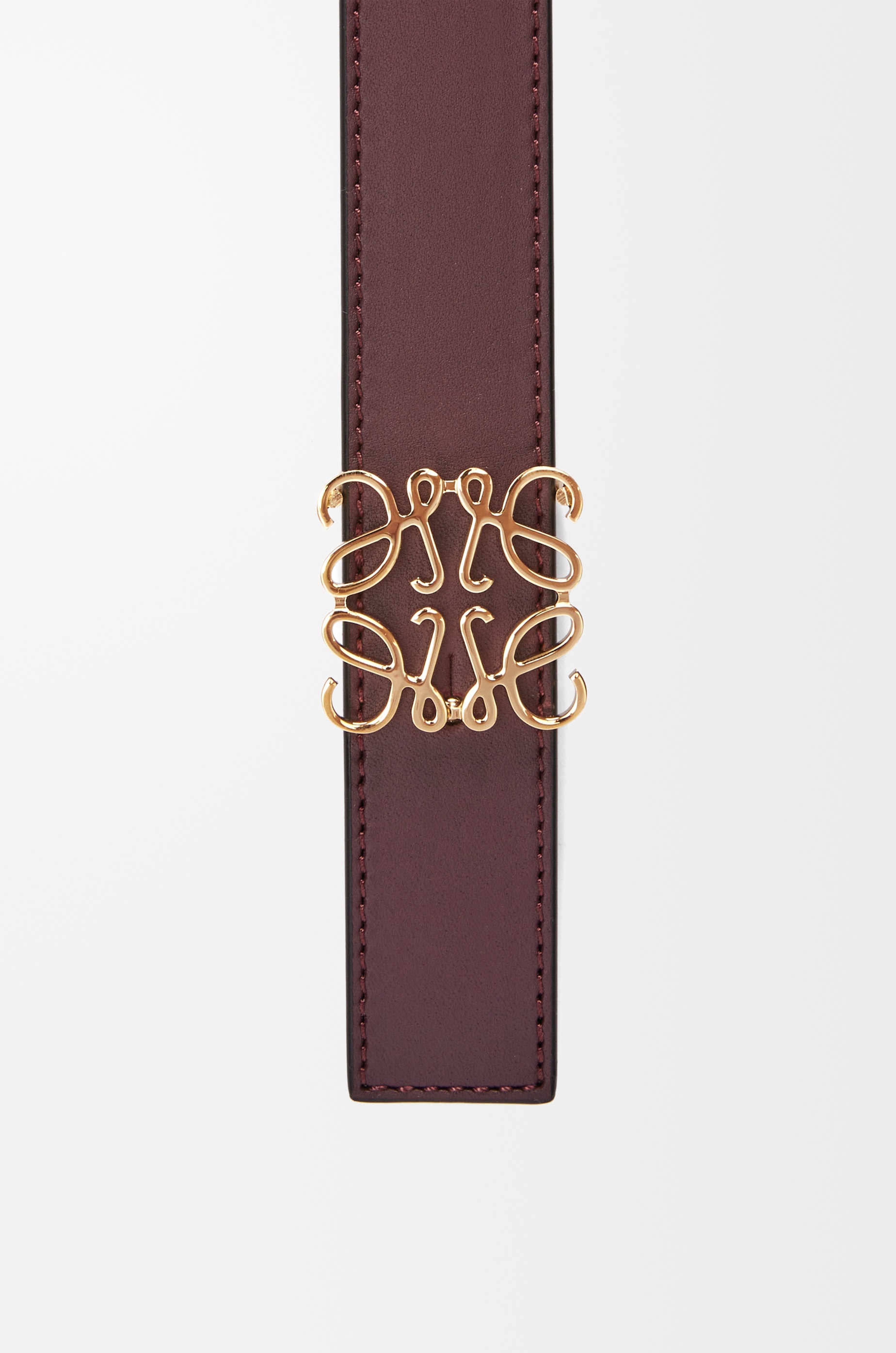 Reversible Anagram belt in smooth calfskin - 4