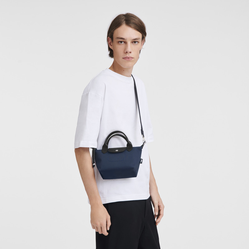 Longchamp Le Pliage Energy XS Handbag Navy - Recycled canvas outlook