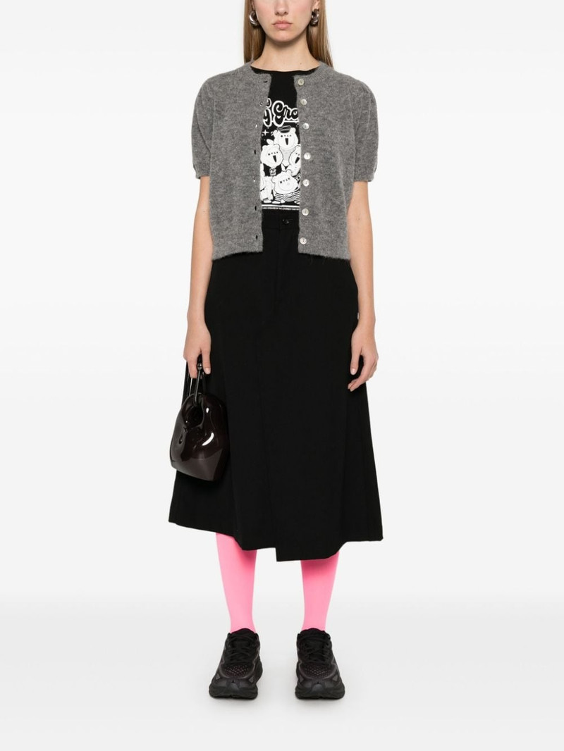 Comme des Garçons Comme des Garçons wool midi skirt outlook