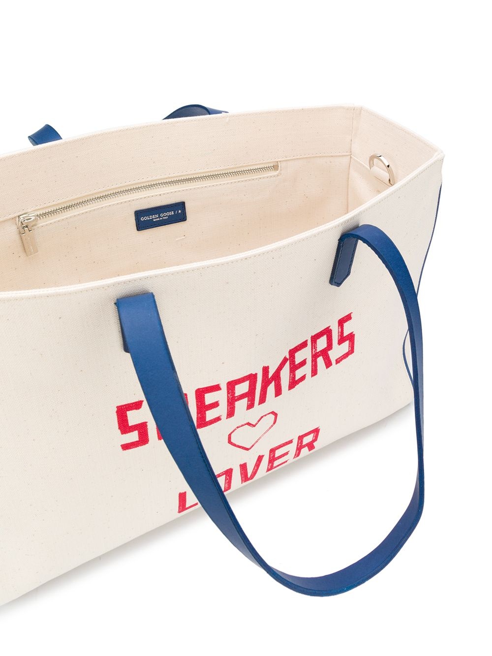 Sneakers Lover print canvas tote - 5