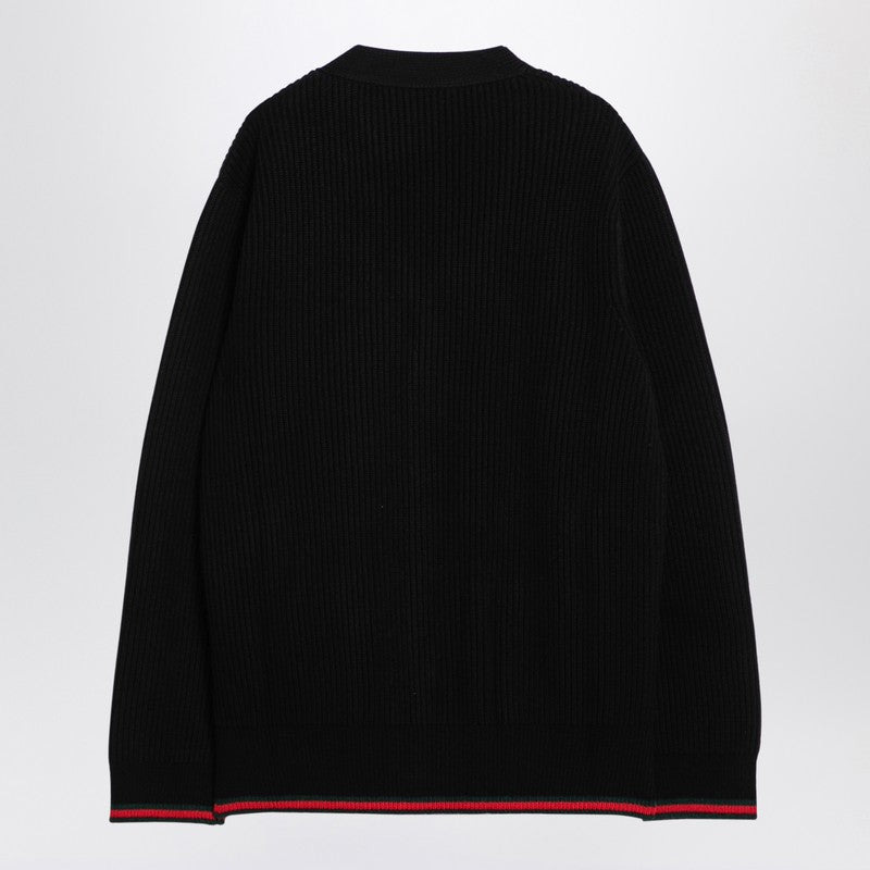 Gucci Black Wool And Cashmere Cardigan Men - 2