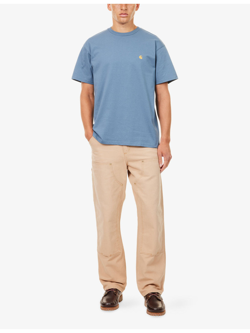 Carhartt Chase Brand-Embroidery Cotton-Jersey T-Shirt outlook