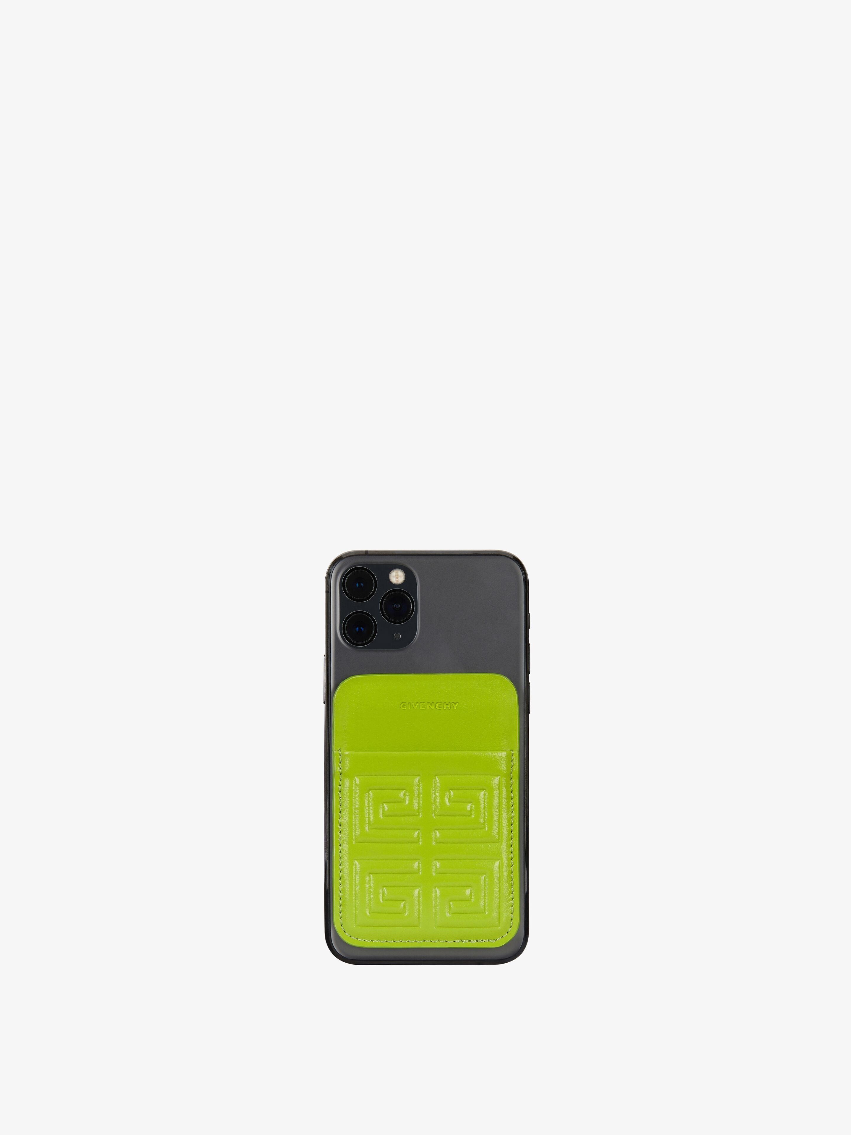 4G IPHONE MAGNETIC CARD HOLDER IN BOX LEATHER - 1