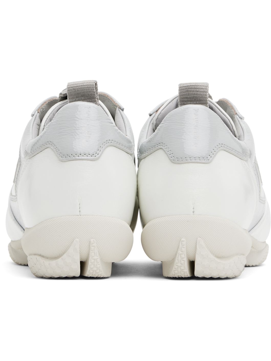 White & Gray Ostro Sneakers - 2