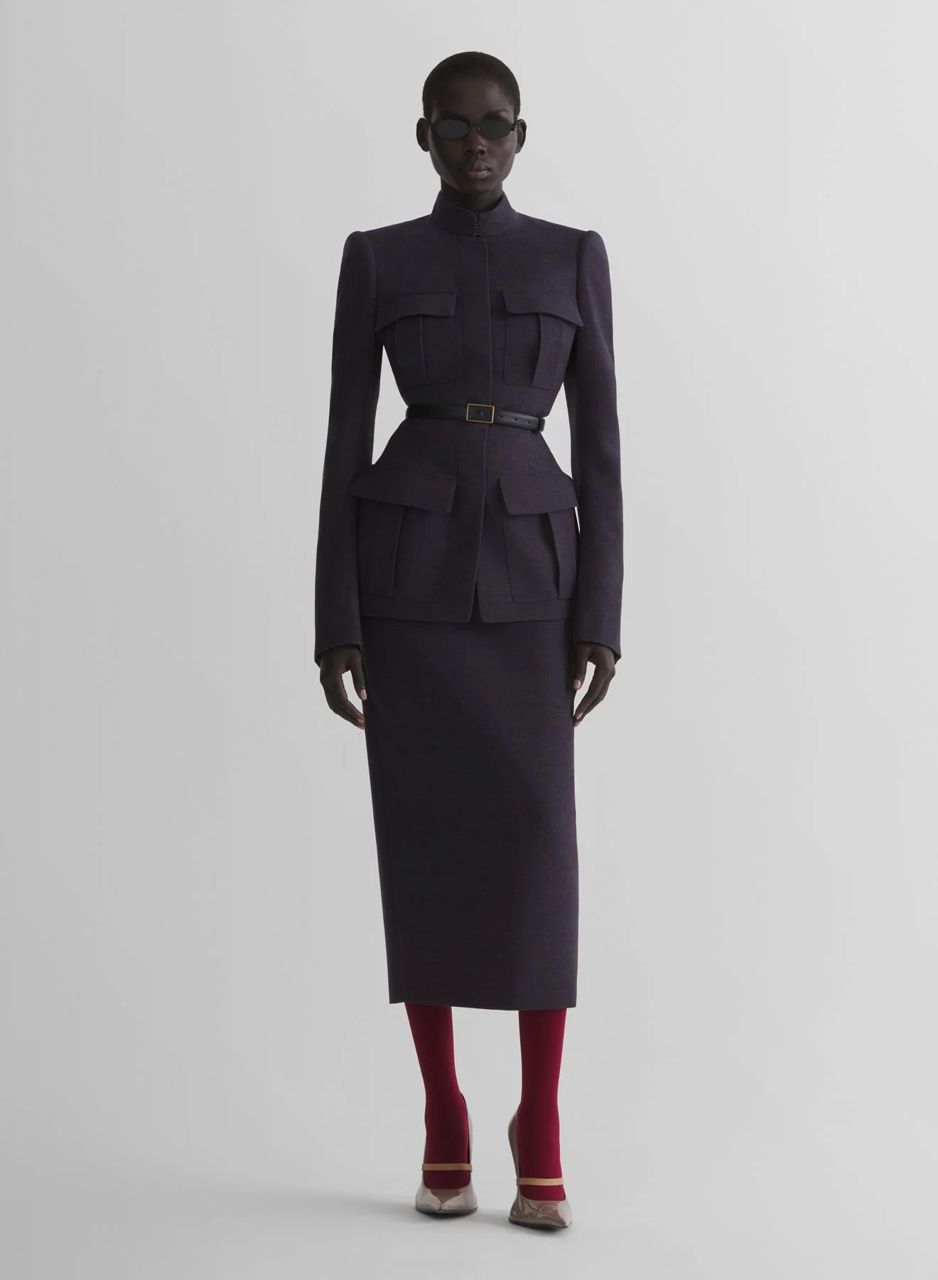 ink pocket fitted jacket - 1