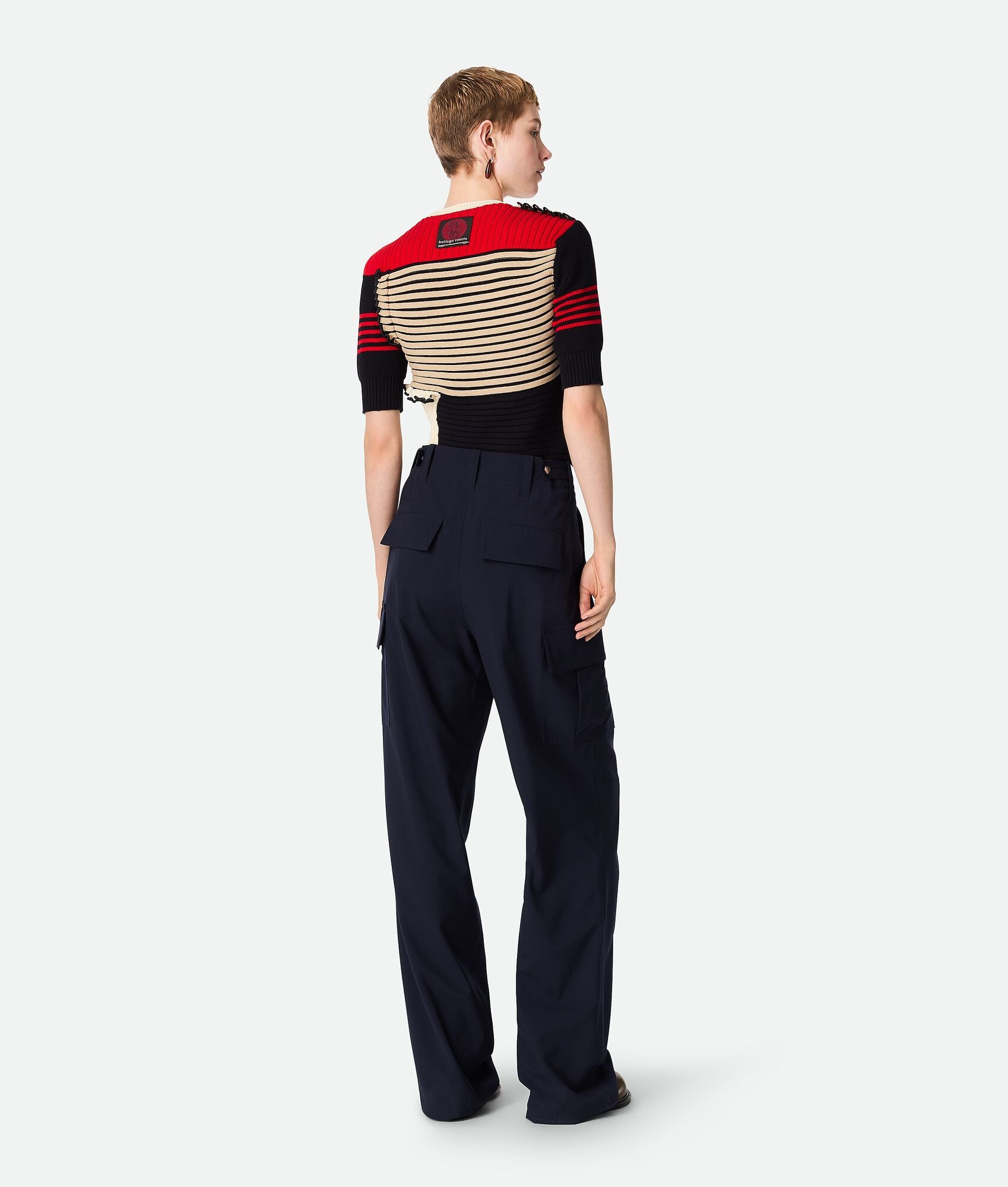 Fine Wool Cargo Trousers - 4