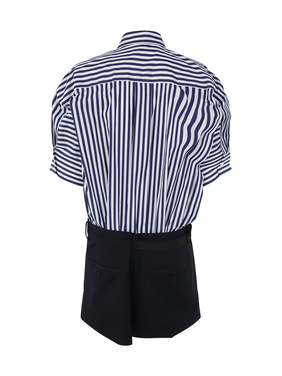Sacai Women Thomas Mason Cotton Poplin Dress - 2