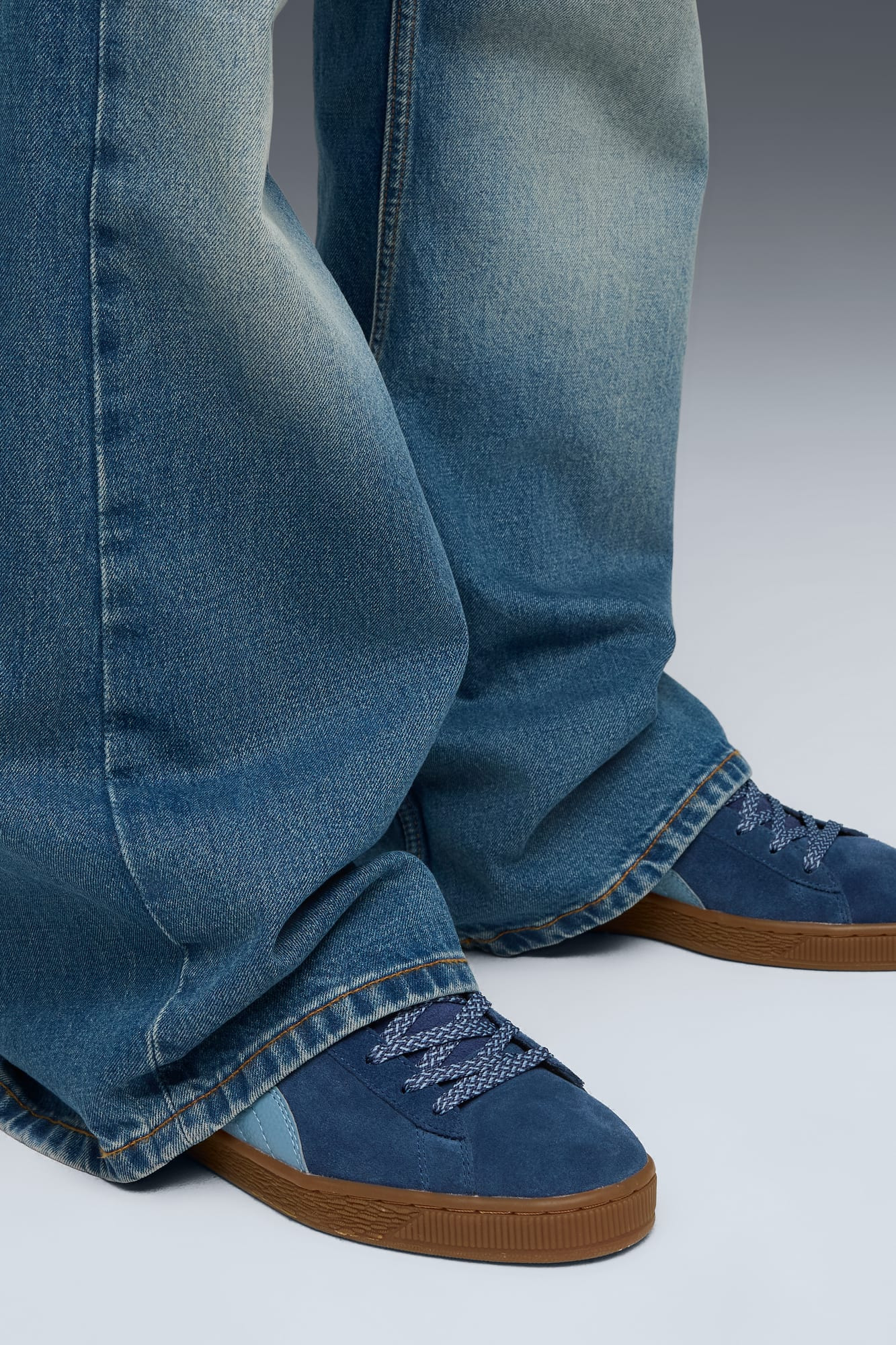 Suede Fuzzy Sneakers - 2