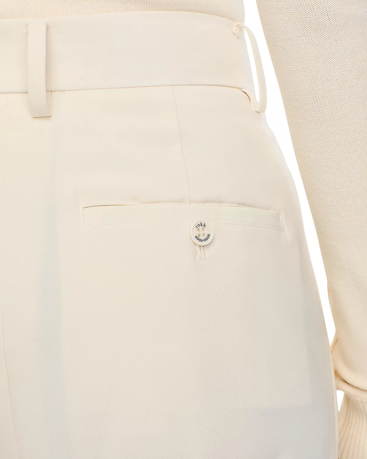 Pleated Wide Leg Pants - 5