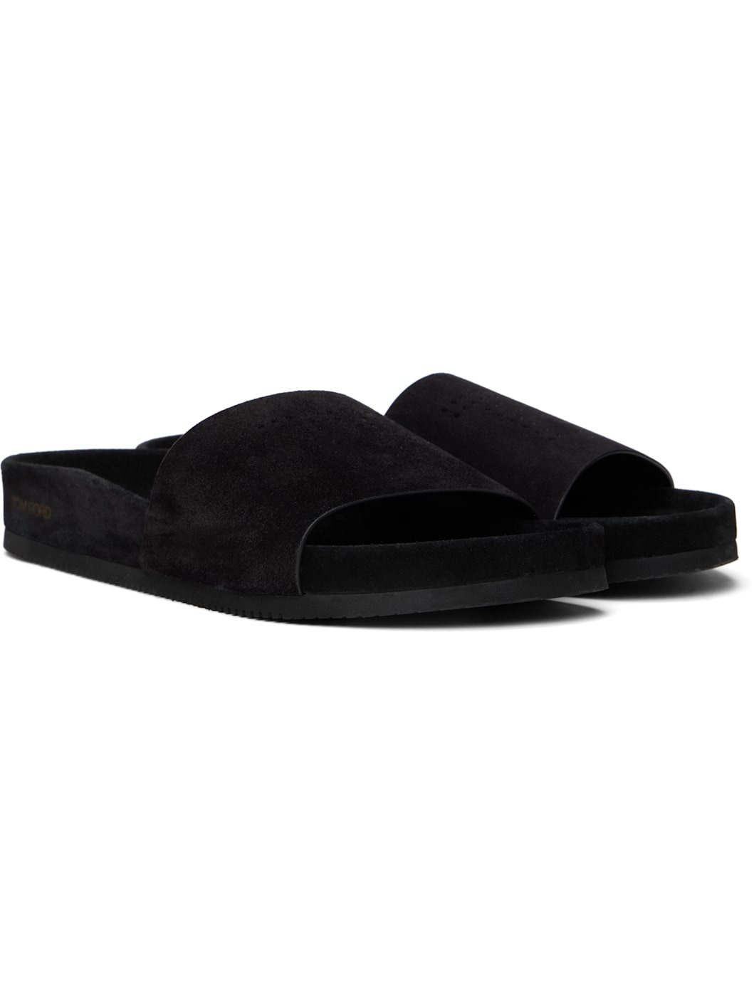 Black Suede Wicklow Sandals - 4