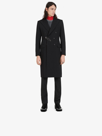 Givenchy Double braisted coat in wool with G pin outlook