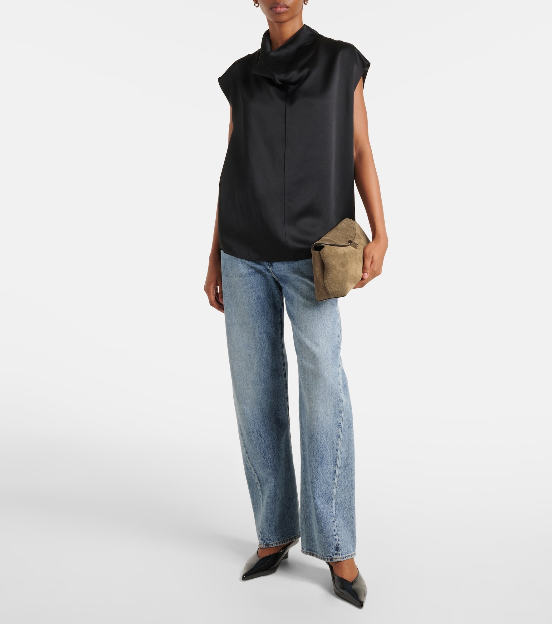 T-Lock suede clutch - 5