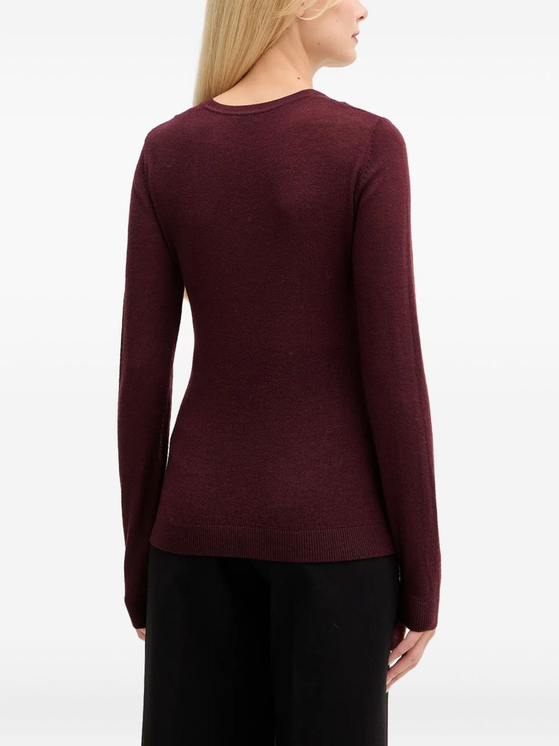 ELISABETTA FRANCHI ribbed detail knitwear outlook