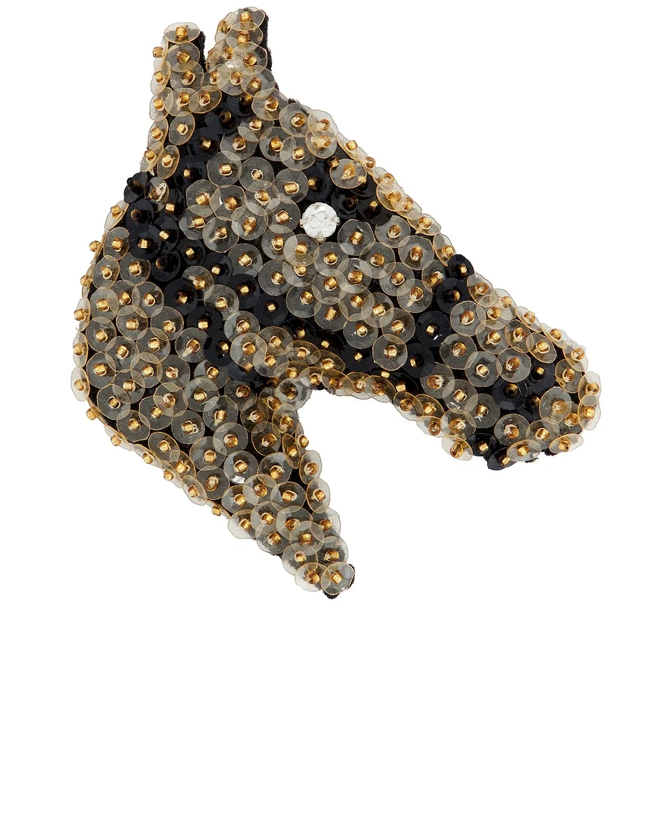 Sequin Pony Brooch - 1
