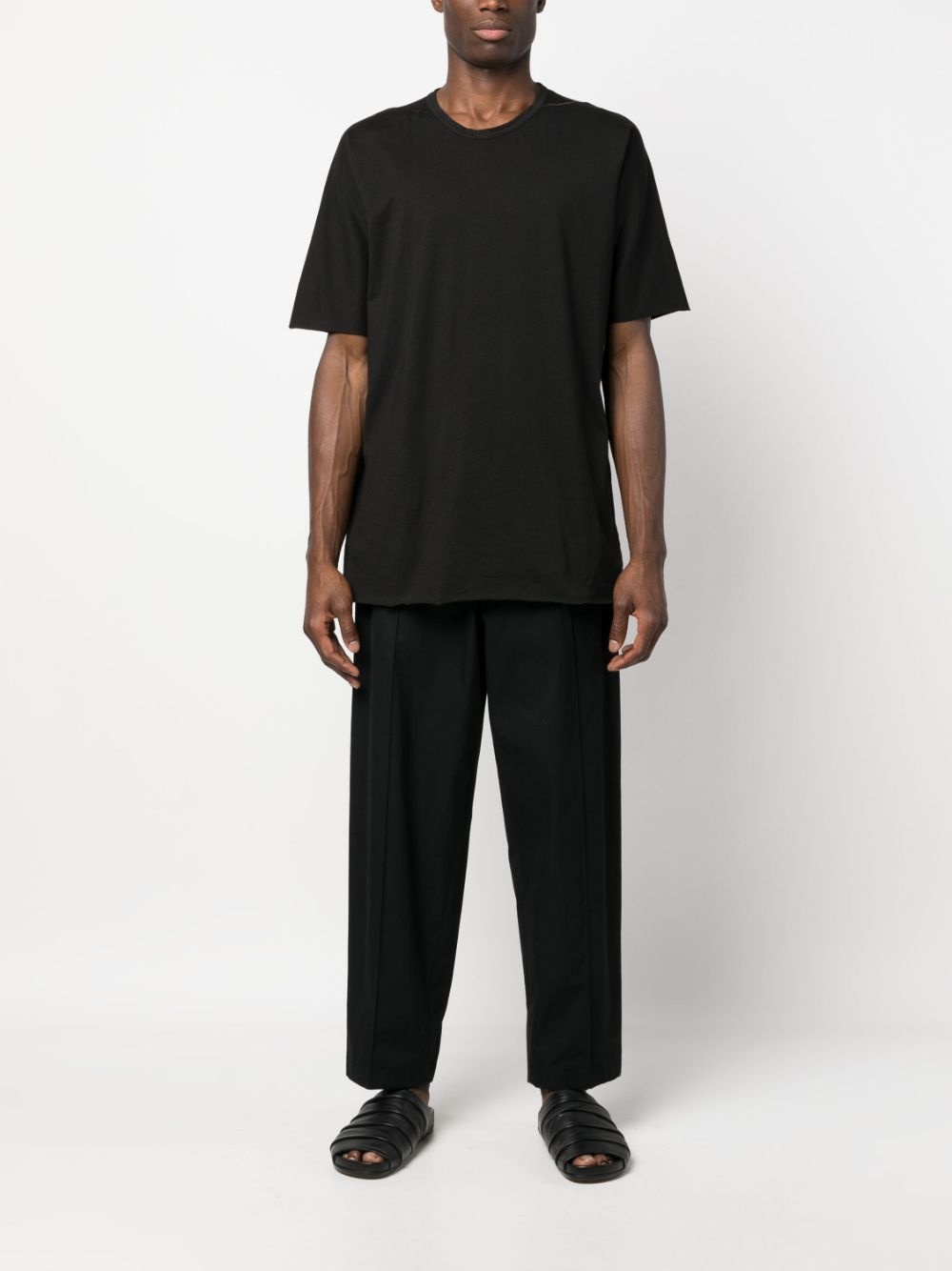 logo-patch organic cotton T-shirt - 3