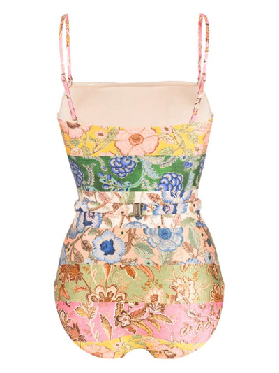 Zimmermann Junie floral-print swimsuit outlook