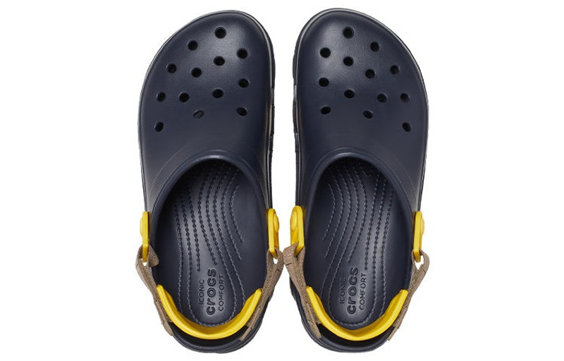 crocs Crocs Classic All Terrain Clog 'Navy Yellow' 206340-4LH outlook