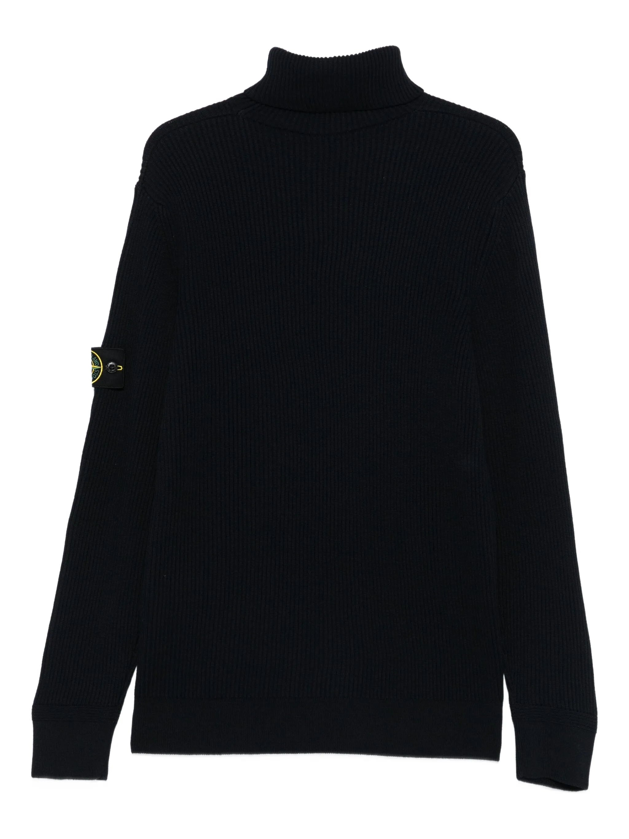 Stone Island Ribbed Turtleneck Sweater - 3