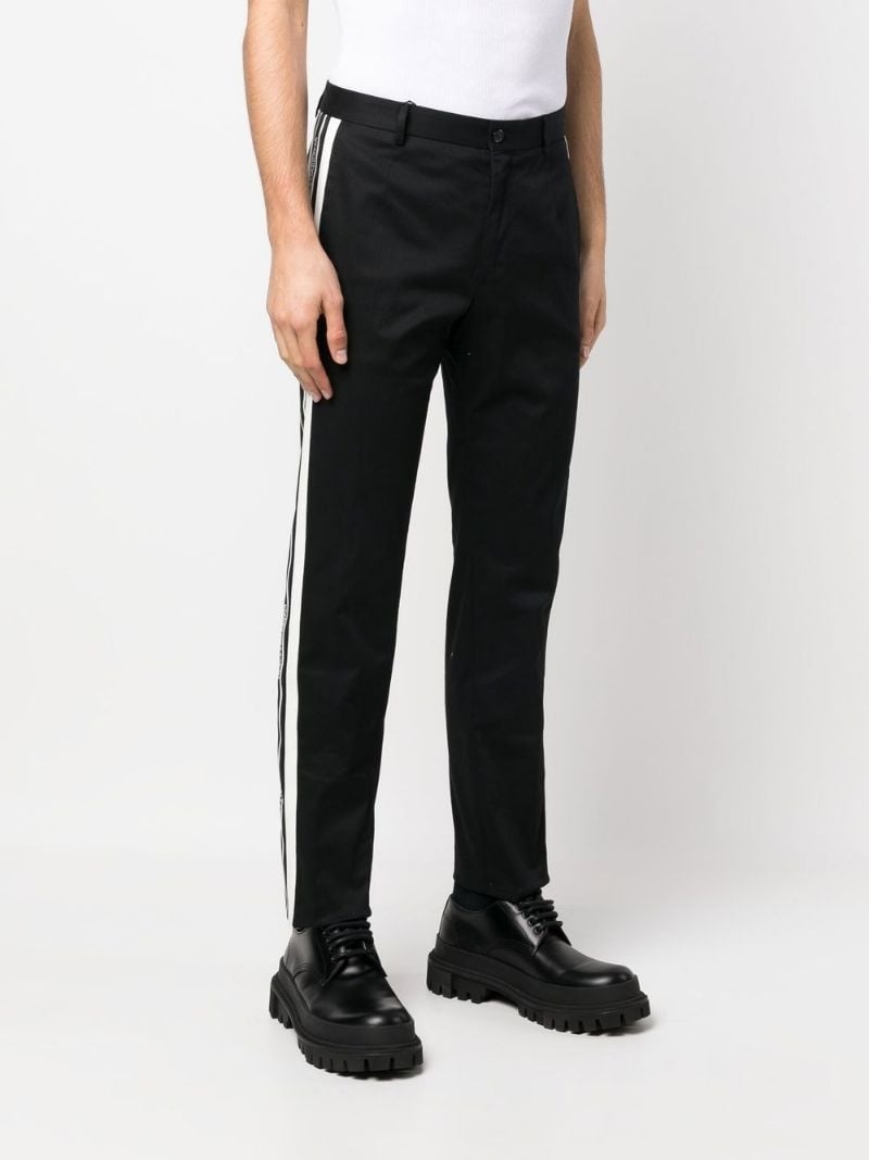 side-stripe tailored trousers - 3