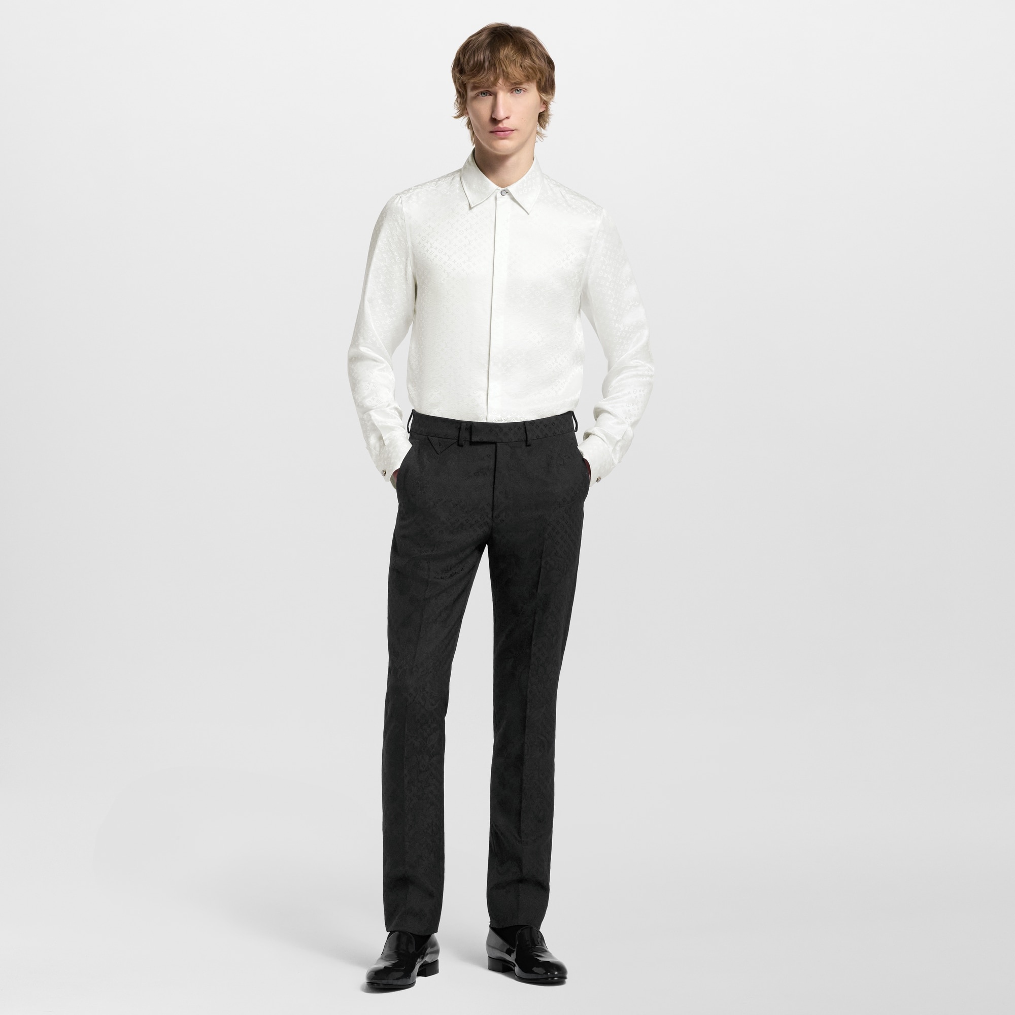 Mini Monogram Silk Evening Shirt - 6