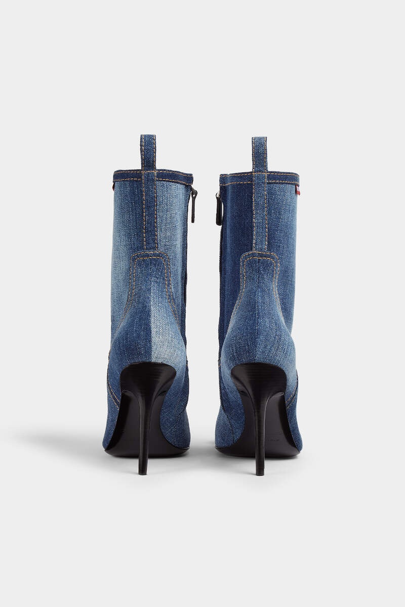 GOTHIC DSQUARED2 HEELED ANKLE BOOTS - 2