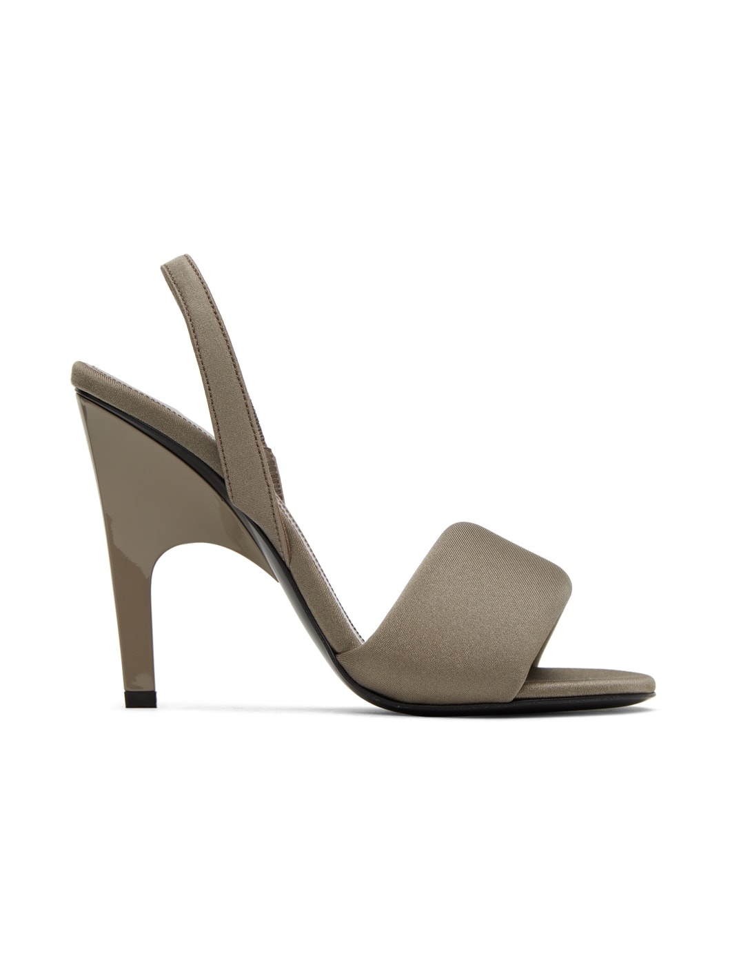 Gray Rem Heeled Sandals - 1