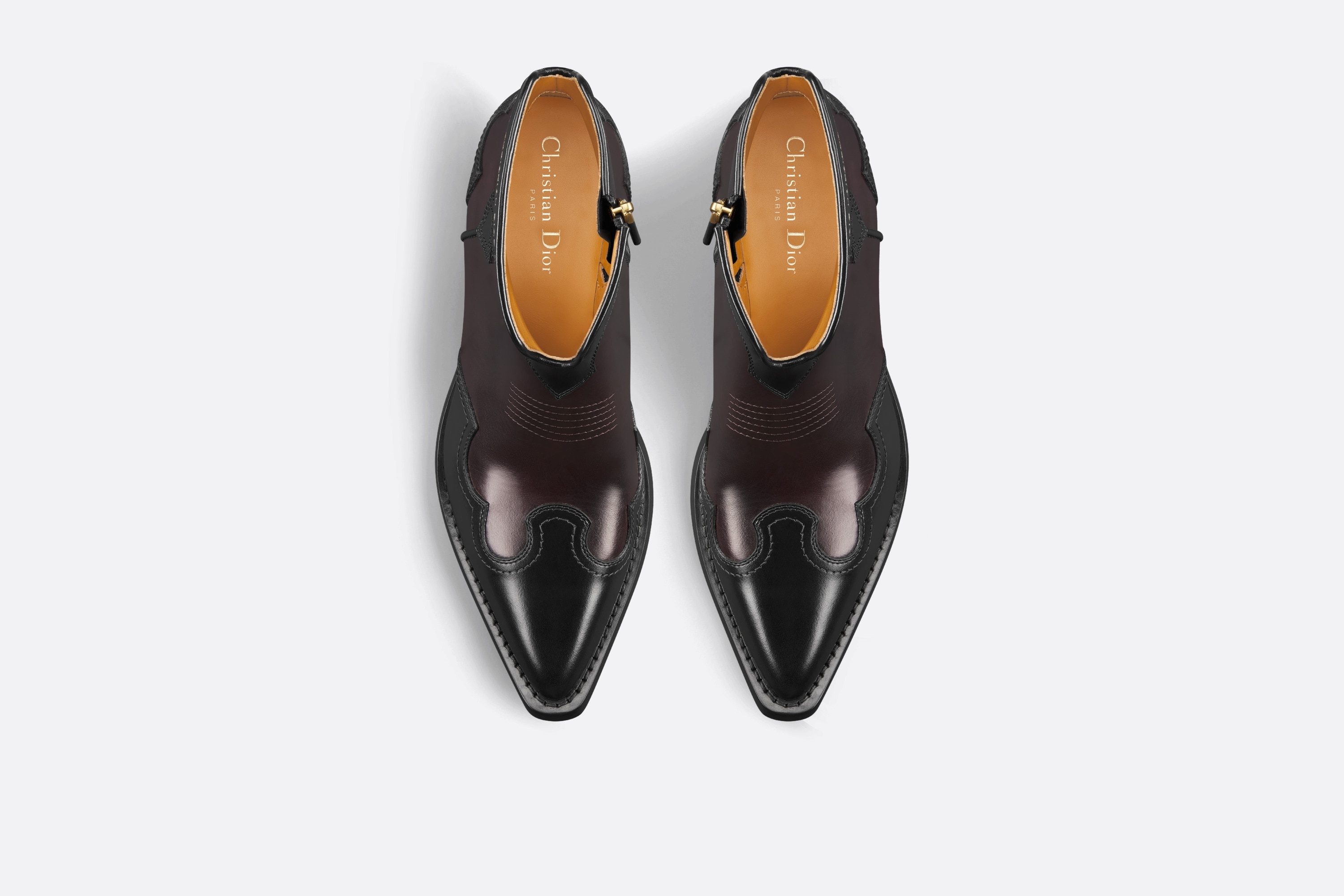 Dior - 30 Montaigne Ankle Boot Black Calfskin - Size 37.5 - Women