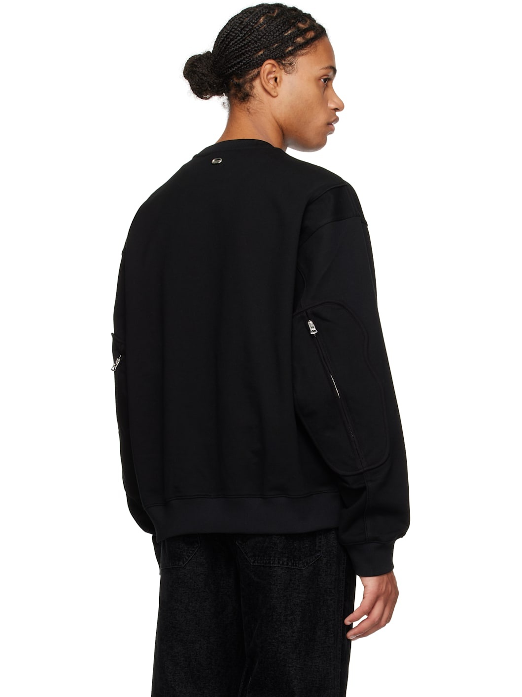 Black Biker Sweatshirt - 3