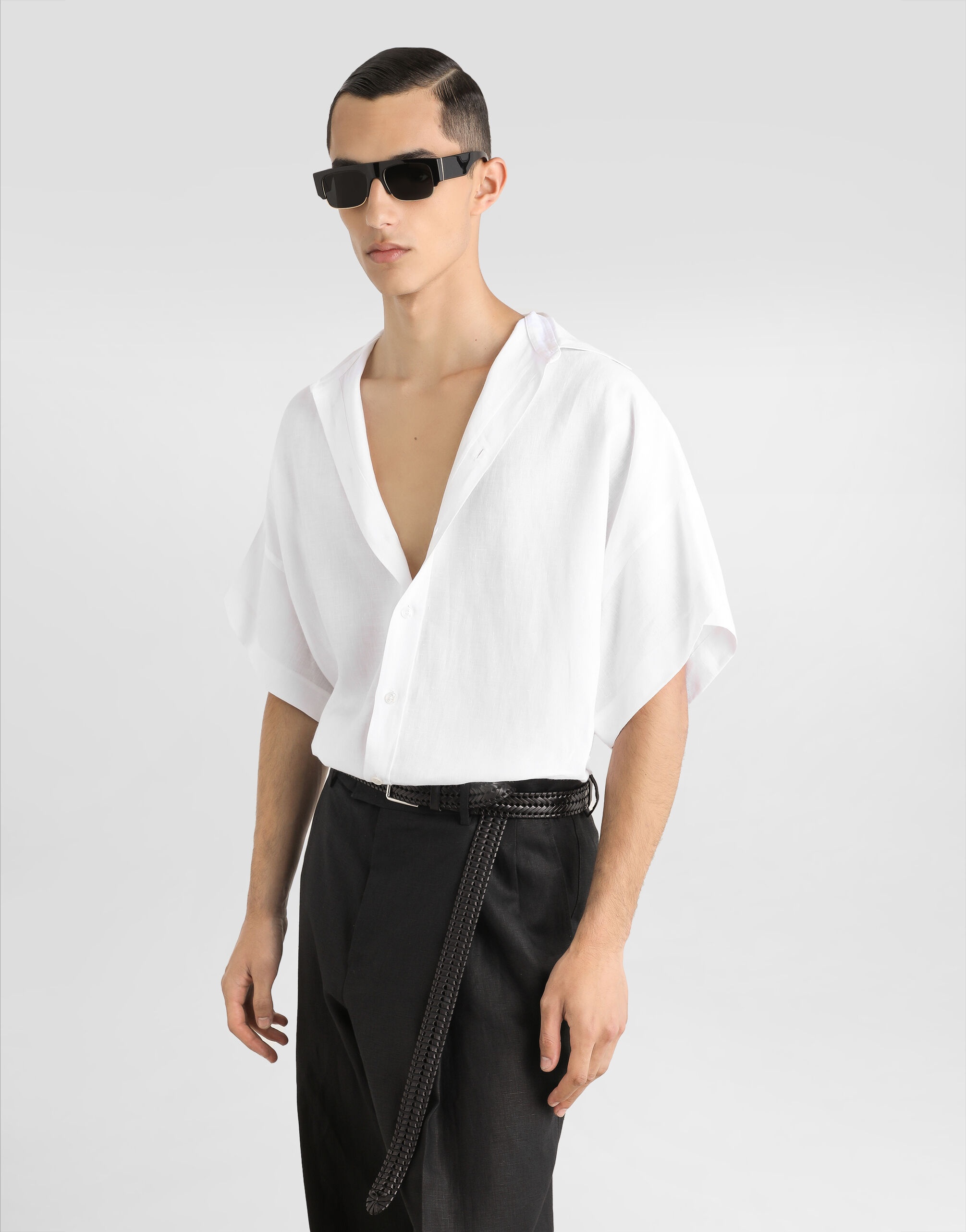 Linen shirt with full sleeves - 5