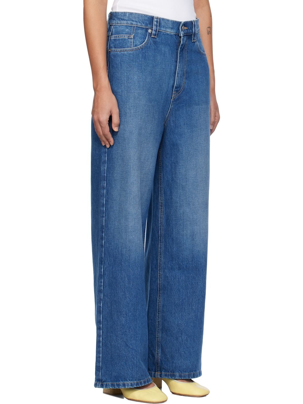 Blue Clara Wide-Leg Jeans - 2