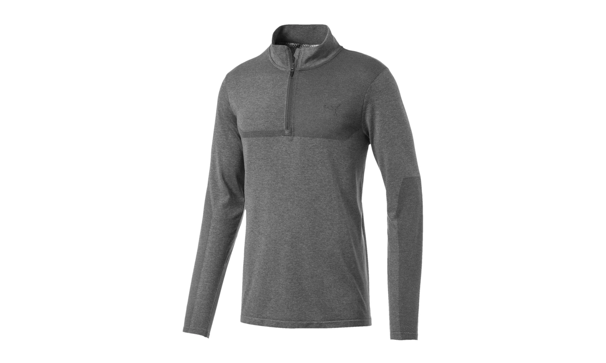 Evoknit 1/4 Zip Jacket "Medium Gray Heather" 578794 01 - 1