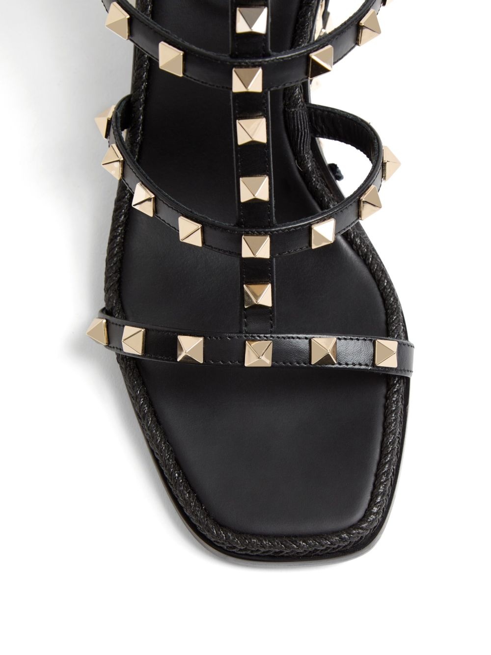 80mm Rockstud wedge sandals - 5