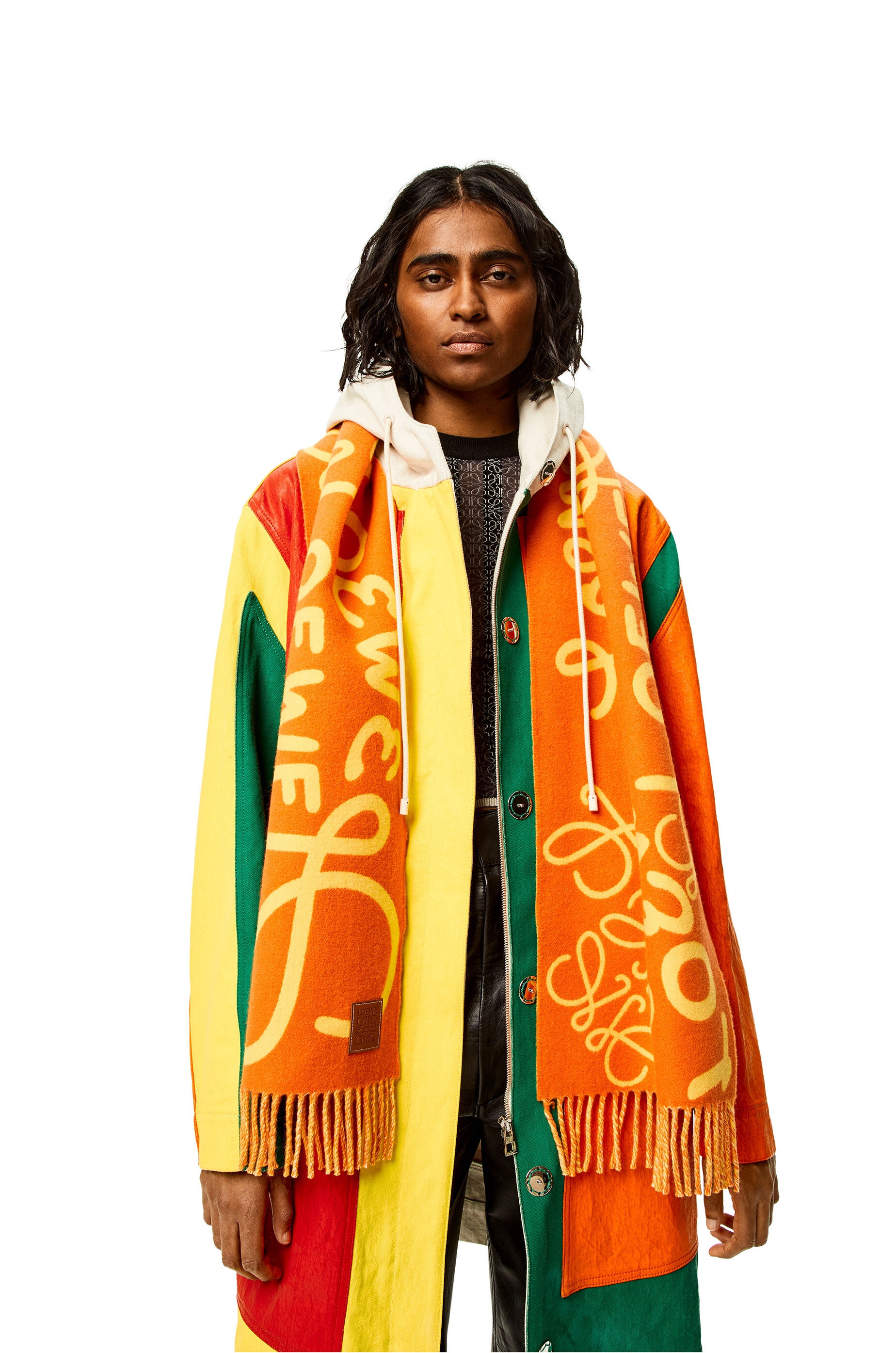 LOEWE scarf in wool and cashmere - 3