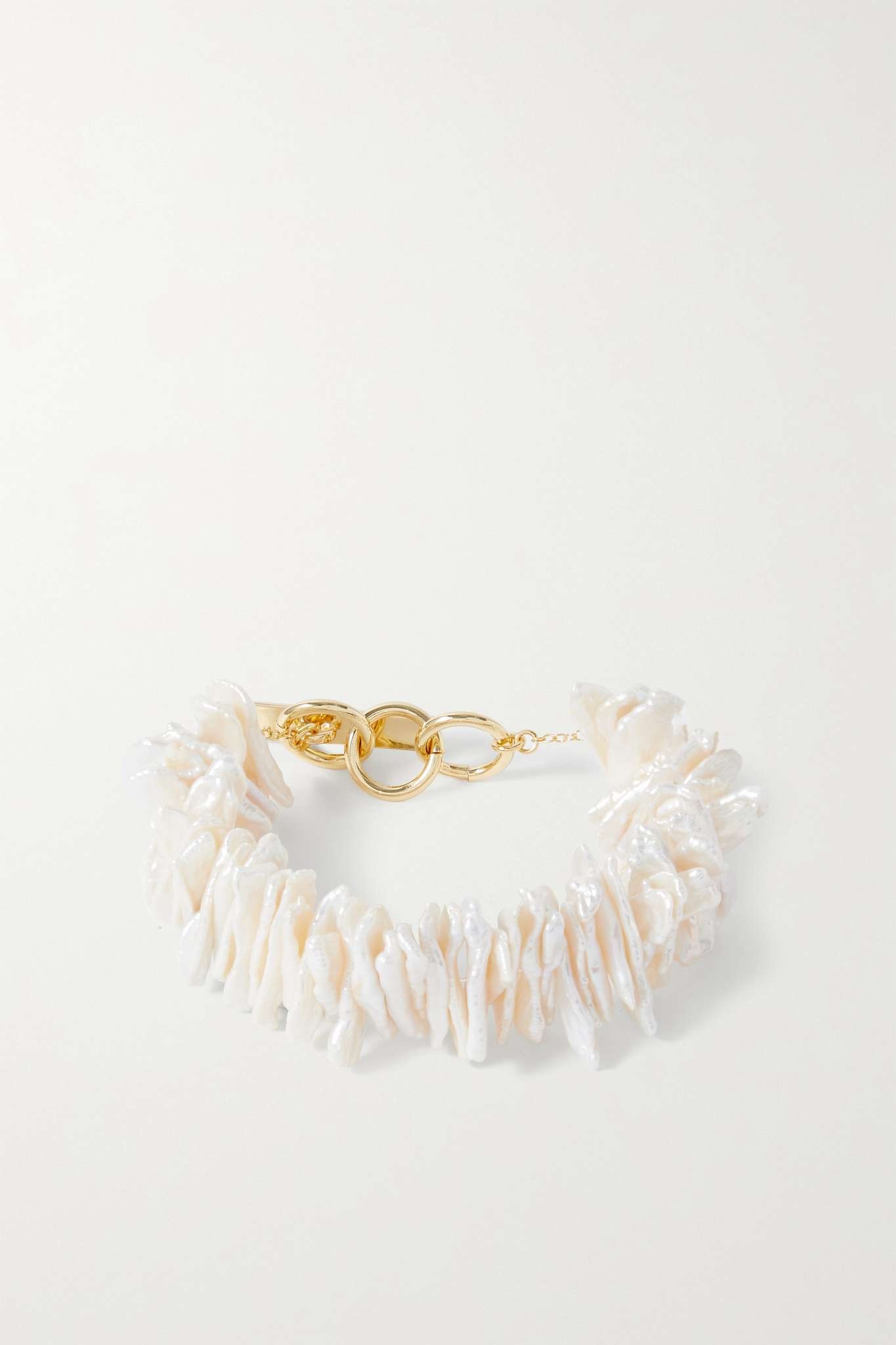 Aliza gold-tone pearl bracelet - 1